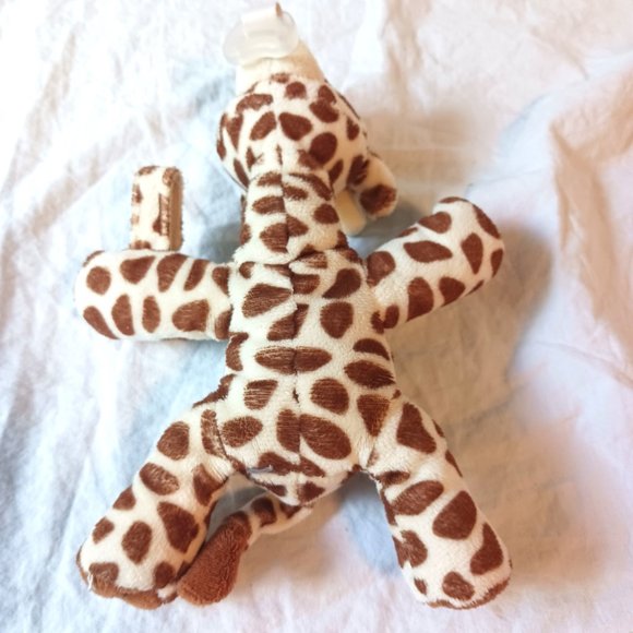Philips Avent Brown and Cream Giraffe Soothie Snuggle Pacifier Holder 8" - Picture 5 of 9